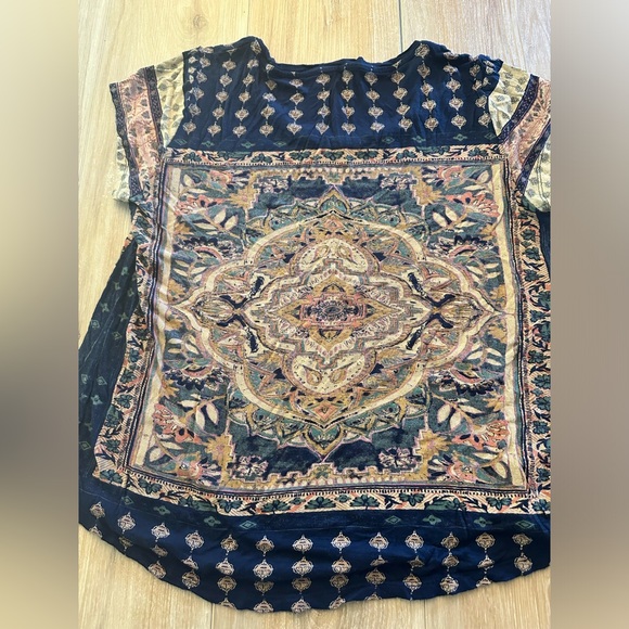 Lucky Brand Persian Carpet Graphic Tee M - Picture 3 of 6